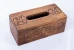 Wooden office tissue box